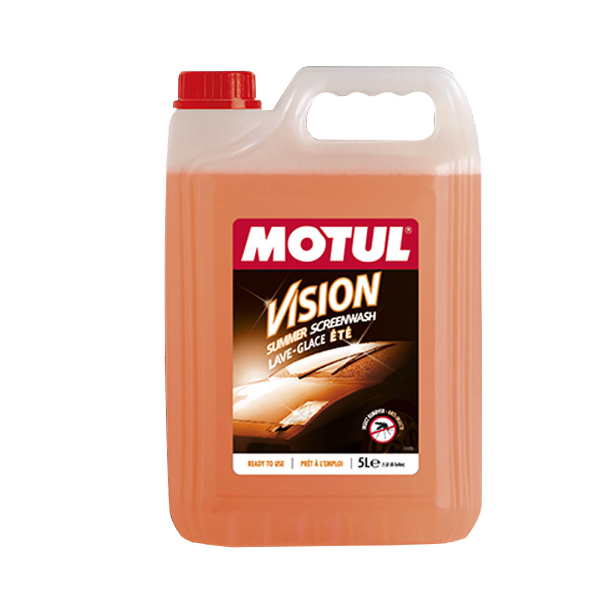 Liquide lave-glace Motul vision été anti-insectes 5l - Racing